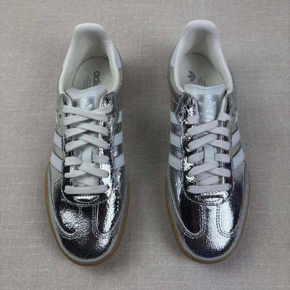 🛸 adidas Samba OG "Silver Metallic" 9W - Picture 3 of 6